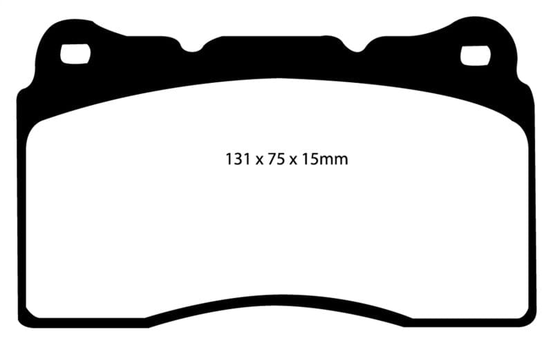 EBC-EBC 04-08 Acura TL 3.2 (Manual)(Brembo) Redstuff Front Brake Pads- at Damond Motorsports