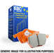 EBC-EBC 73-74 Buick Apollo 4.1 Orangestuff Front Brake Pads- at Damond Motorsports
