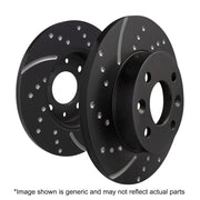 EBC-EBC 09+ Mitsubishi Lancer 2.0 Turbo Ralliart GD Sport Rear Rotors- at Damond Motorsports