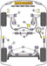 Powerflex-Volkswagen Golf Mk2 / Mk3 / Corrado / Jetta Mk2 & Mk3 Power Steering Rack Mount- at Damond Motorsports