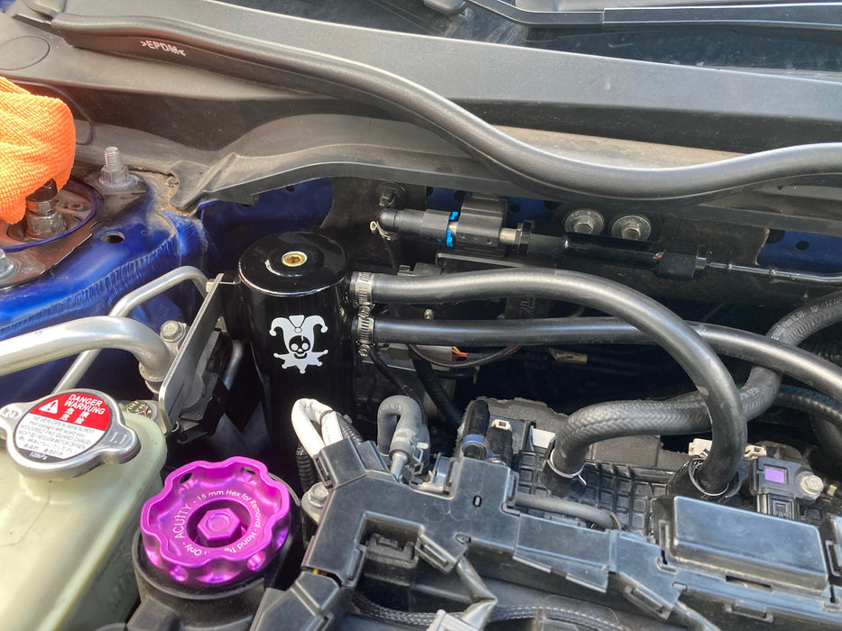 Wunderladen Racing-Honda Civic X Oil Catch Can Kit- at Damond Motorsports