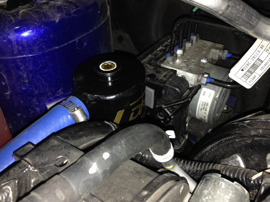 Damond Motorsports-Fiesta ST Oil Catch Can kit- at Damond Motorsports