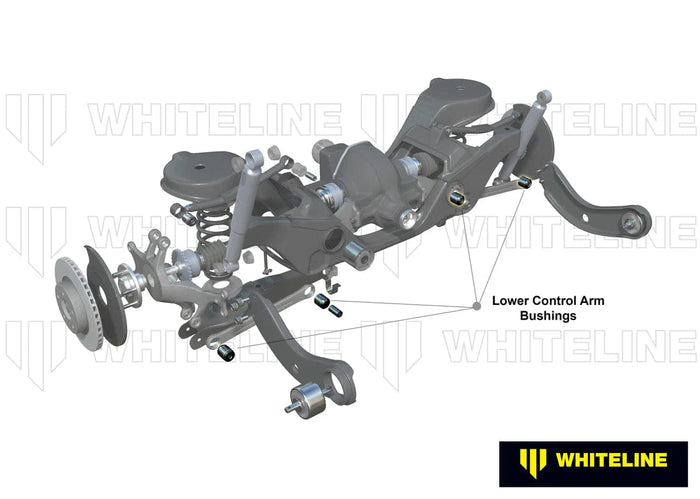 Whiteline-Whiteline Plus Lower Toe Arm Bushing Kit- at Damond Motorsports