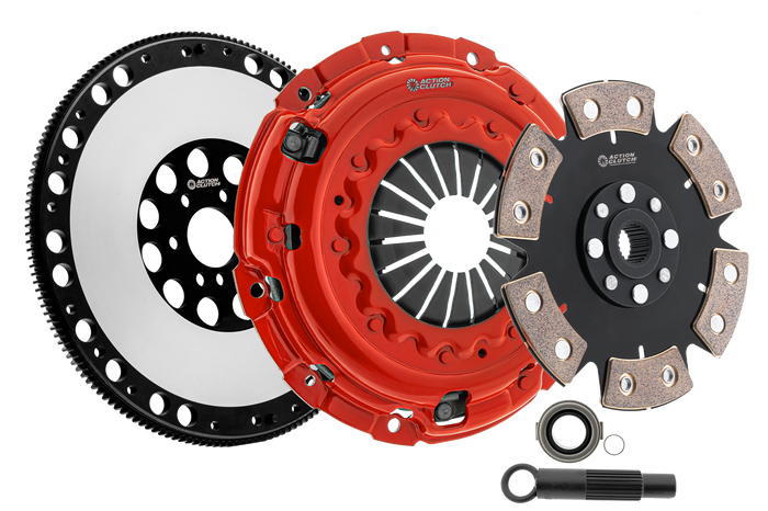 Action Clutch Stage 6 Clutch Kit (2MD) for BMW 323i 1999-2000 2.5L DOHC 4 Door Only RWD Includes Lightened Flywheel available at Damond Motorsports