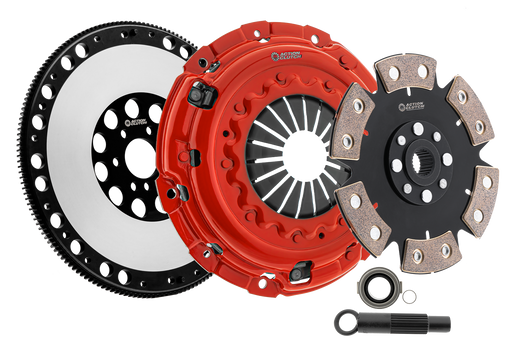 Action Clutch Stage 6 Clutch Kit (2MD) for Honda Civic SI 2002-2005 2.0L (K20A3) Includes Lightened Flywheel available at Damond Motorsports