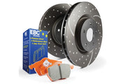 EBC-EBC S8 Kits Orangestuff Pads and GD Rotors- at Damond Motorsports