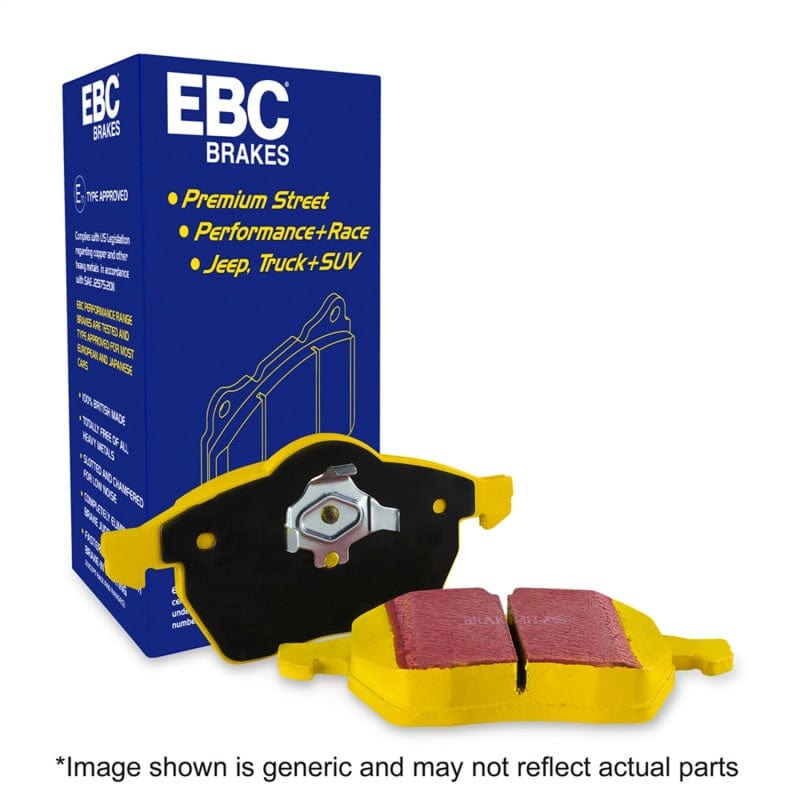 EBC-EBC 08-09 Jaguar XKR 4.2 Supercharged (Portfolio) Yellowstuff Front Brake Pads- at Damond Motorsports
