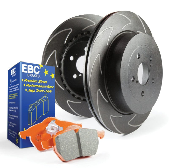 EBC-EBC S7 Kits Orangestuff Pads and BSD Rotors- at Damond Motorsports