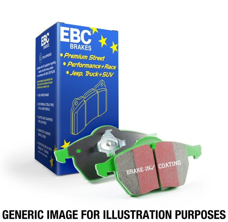 EBC-EBC 04-08 Acura TL 3.2 (Manual)(Brembo) Greenstuff Front Brake Pads- at Damond Motorsports