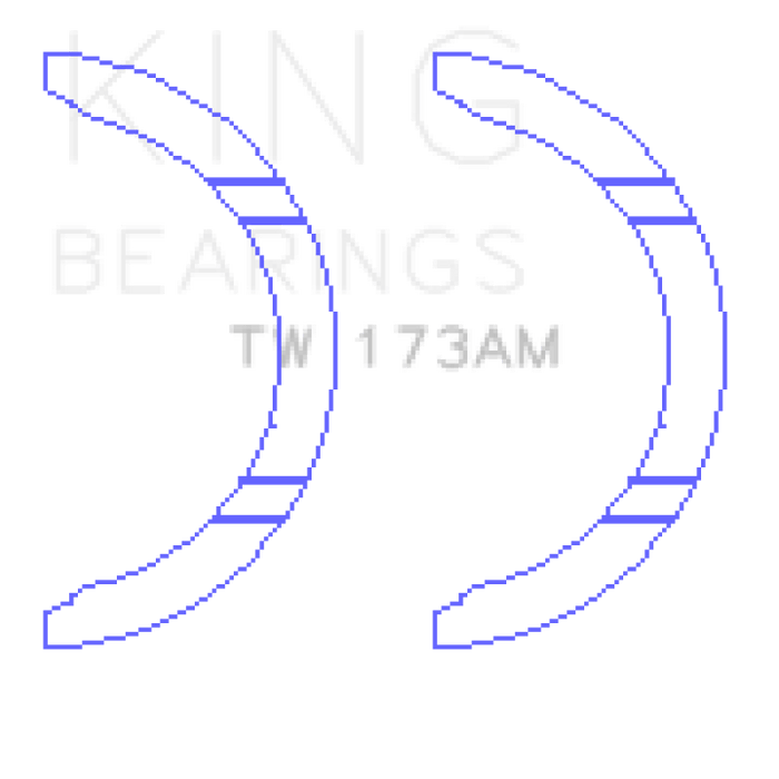 King Engine Bearings-King 4G63/4G64 7 Bolt EVO V-IX Thrust Washer Set- at Damond Motorsports