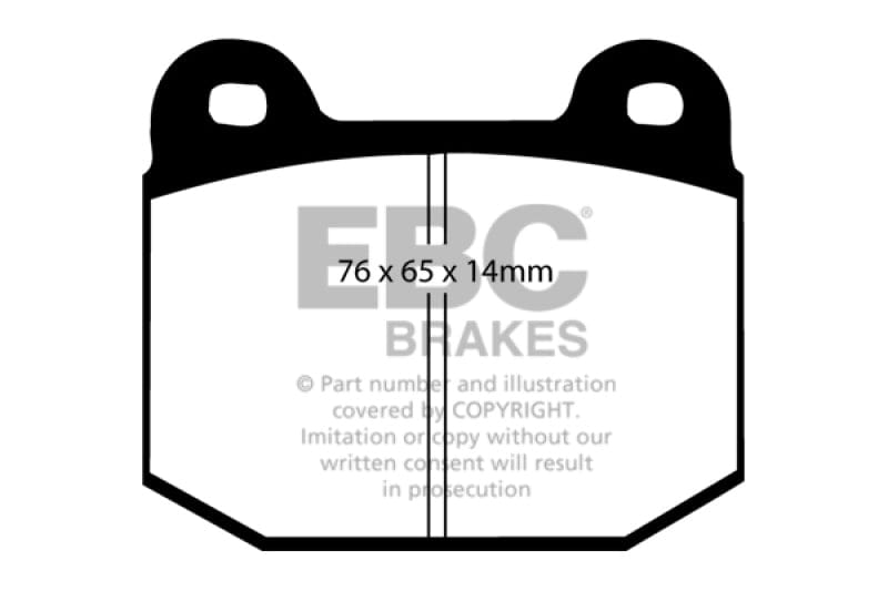 EBC-EBC 03-04 Infiniti G35 3.5 (Manual) (Brembo) Ultimax2 Rear Brake Pads- at Damond Motorsports