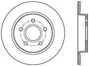 Stoptech-StopTech 13 Ford Focus ST Slotted Left Rear Rotor- at Damond Motorsports