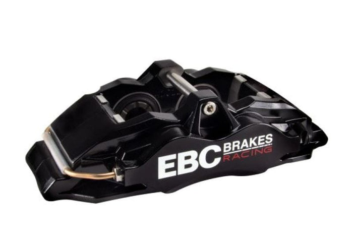 EBC Racing 05-11 Ford Focus ST (Mk2) Front Right Apollo-4 Black Caliper available at Damond Motorsports