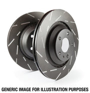 EBC-EBC 06-10 Dodge Caliber 1.8 USR Slotted Front Rotors- at Damond Motorsports