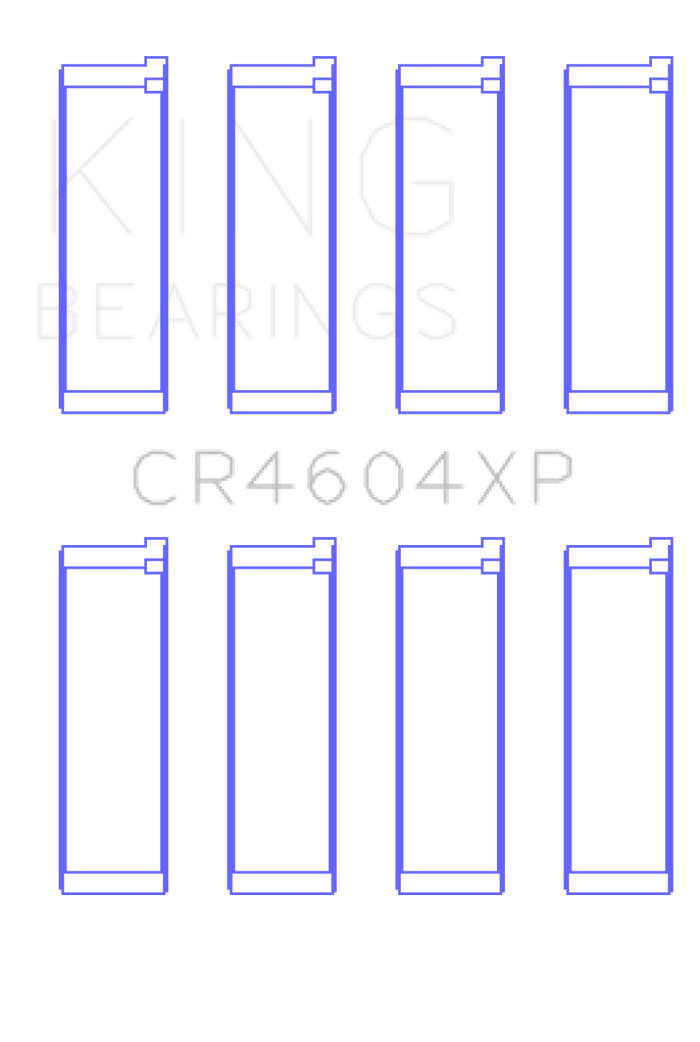 King 07-09 Mazdaspeed 3 L3-VDT MZR DISI (t) Duratec High Performance Rod Bearing Set - Size (STD) available at Damond Motorsports