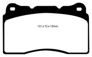 EBC-EBC 17-21 Honda Civic Type-R (FK8) Bluestuff Front Brake Pads- at Damond Motorsports