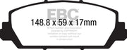 EBC-EBC 12+ Acura RDX 3.5 Yellowstuff Front Brake Pads- at Damond Motorsports
