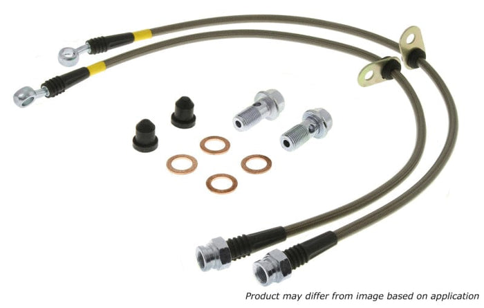 Stoptech-StopTech Stainless Steel Front Brake Lines 13-17 Ford Focus ST- at Damond Motorsports