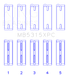 King Engine Bearings-King 1992+ Mitsubishi 4G63/4G64 EVO I-IV (Size STDX) Coated Performance Main Bearing Set- at Damond Motorsports