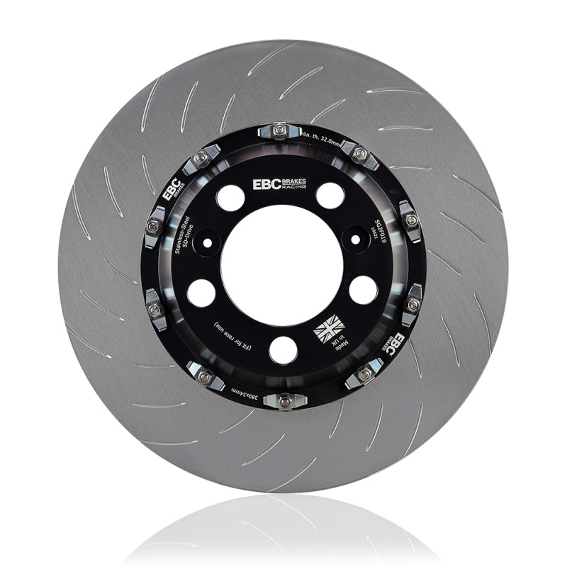 EBC Racing 2016+ Ford Focus RS 2 Piece SG Racing Front Rotors available at Damond Motorsports