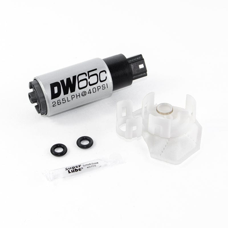 DeatschWerks-DeatschWerks 265 LPH Compact In-Tank Fuel Pump w/ Set Up Kit 08-15 Mitsu EVO X, 06-13 MazdaSpeed 3/6- at Damond Motorsports