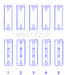 King Engine Bearings-King Mitsubishi 4B11T EVO X 2007+ (Size 0.25) Performance Main Bearing Set- at Damond Motorsports