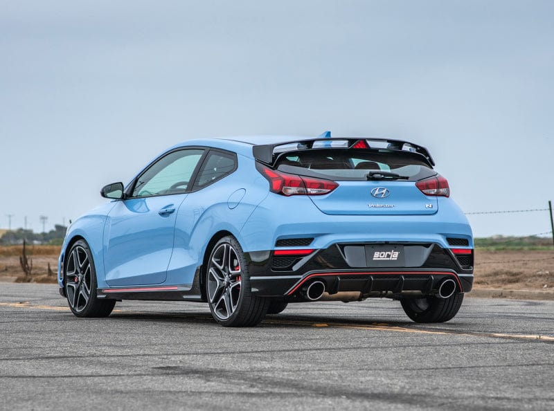 Borla 19-20 Hyundai Veloster N 2.0L I4 MT FWD 2DR 3in ATAK CatBack Exhaust w/ SS Tips available at Damond Motorsports