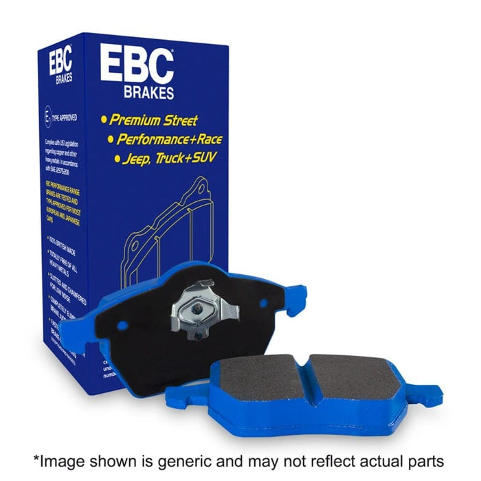 EBC-EBC 13-15 Acura ILX 1.5L Hybrid Bluestuff Front Brake Pads- at Damond Motorsports