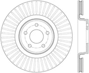 Stoptech-StopTech 14.5+ Ford Focus ST Front Left Slotted Performance Rotor- at Damond Motorsports