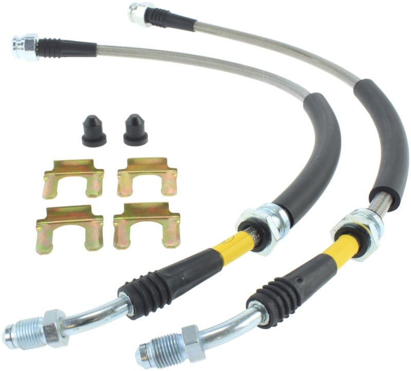 Stoptech-StopTech 07-09 Mazdaspeed3 / 04-07 Mazda 3 Stainless Steel Front Brake Lines- at Damond Motorsports