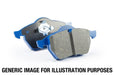 EBC-EBC 08-16 Mitsubishi Lancer Evo 10 2.0 Turbo (1 piece rotor) Bluestuff Rear Brake Pads- at Damond Motorsports