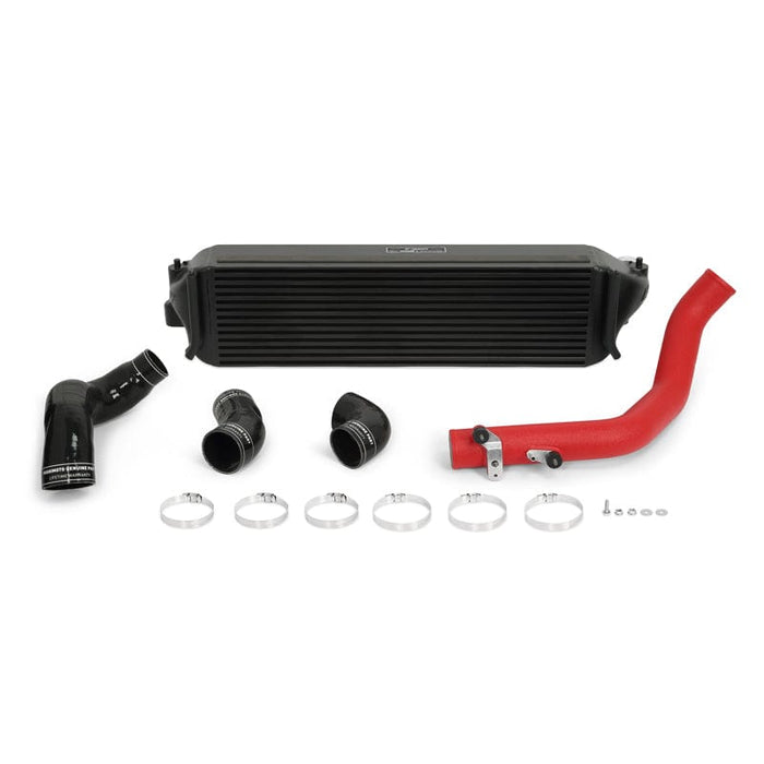 Mishimoto-Mishimoto 2017+ Honda Civic Type R Intercooler Kit - Black Intercooler Red Pipes- at Damond Motorsports