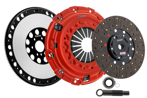 Action Clutch Stage 1 Clutch Kit (1OS) for Subaru Legacy GT 2005-2012 2.5L DOHC (EJ255) Turbo AWD Includes Lightened Flywheel available at Damond Motorsports