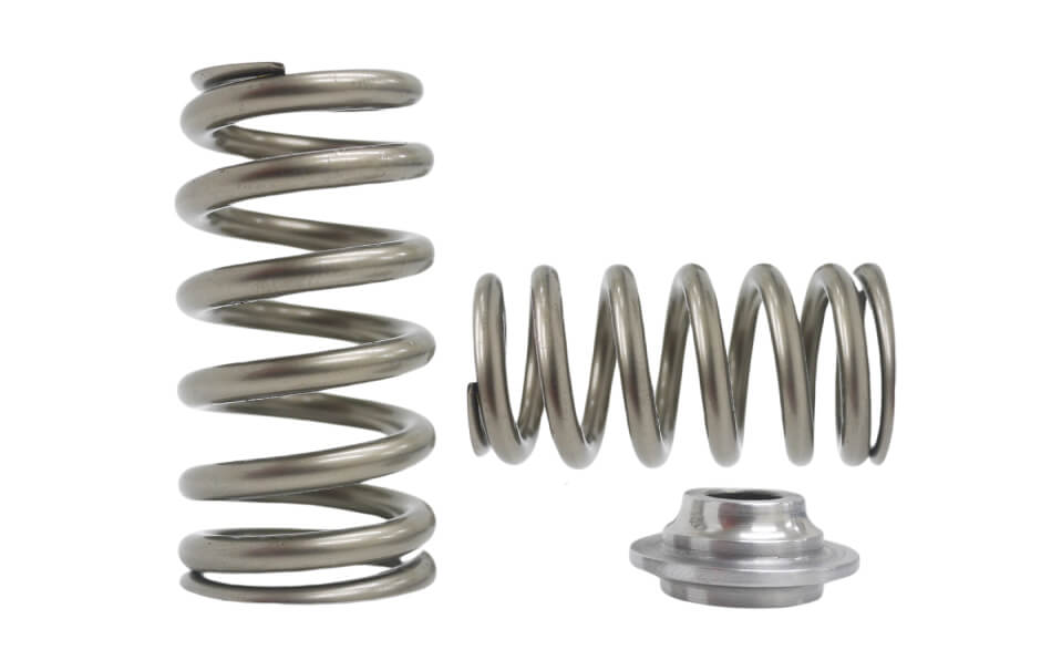 Kelford Cams Valve Spring and TI Retainer Set | 1989-2002 Nissan Skyline GT-R |RB26 Beehive Spring | Titanium Retainers| KVS1855-BT available at Damond Motorsports