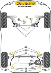 Powerflex-Volvo S60 / V60 / XC60 / V70 / XC70 / S80 Lower Engine Mount Insert- at Damond Motorsports