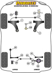 Powerflex-Hyundai Veloster, Kona Rear Lower Front Control Arm Bushings- at Damond Motorsports